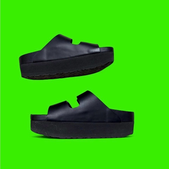 Papillio Black Platform Sandals - Picture 2 of 5